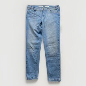 Stradivarius Bright Powder Blue Skinny Fit Jeans Women's Size 12 US Denim